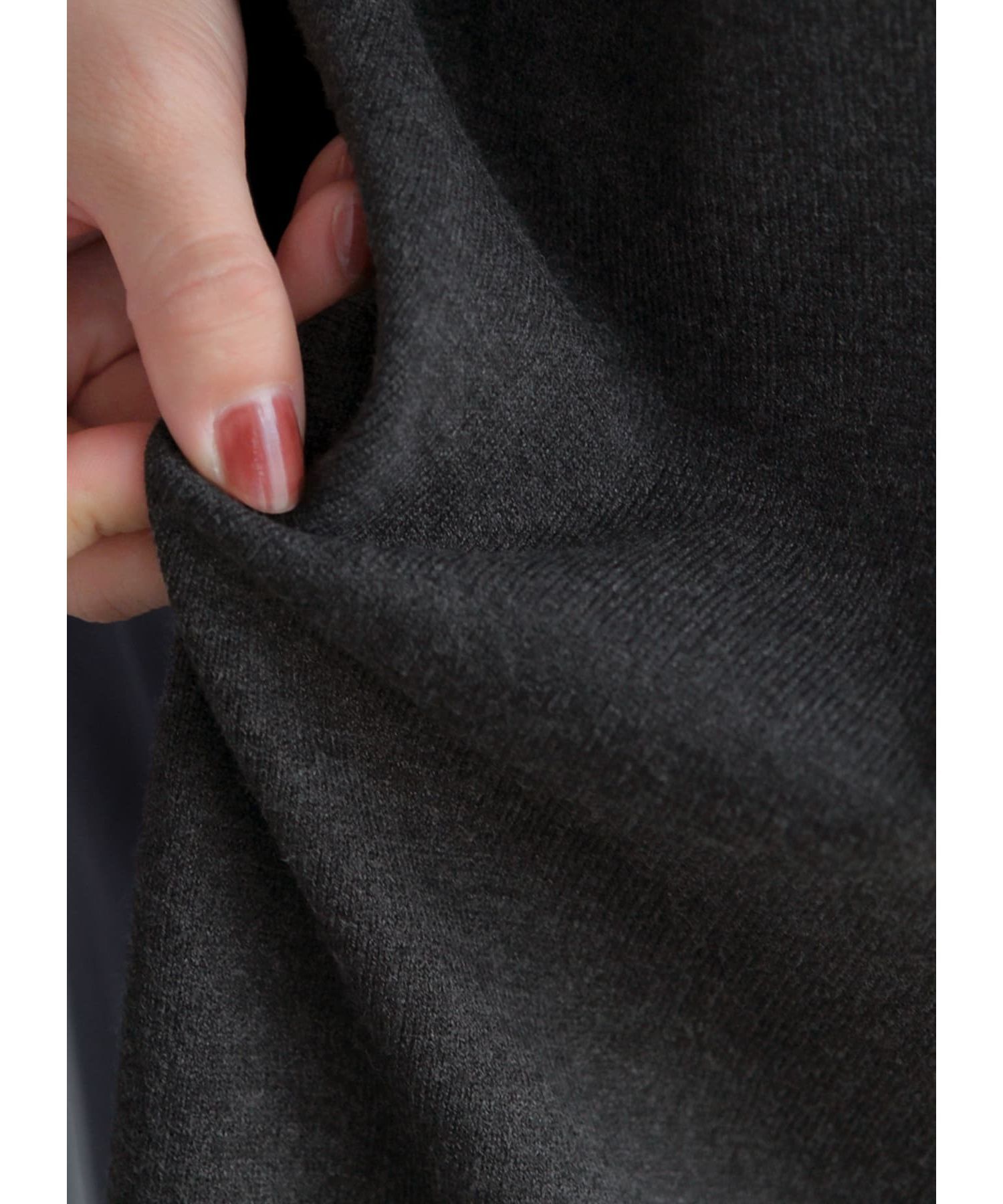 STYLE DELI「スムースハイゲージシャツ生地コンビワンピース」|ワンピース|