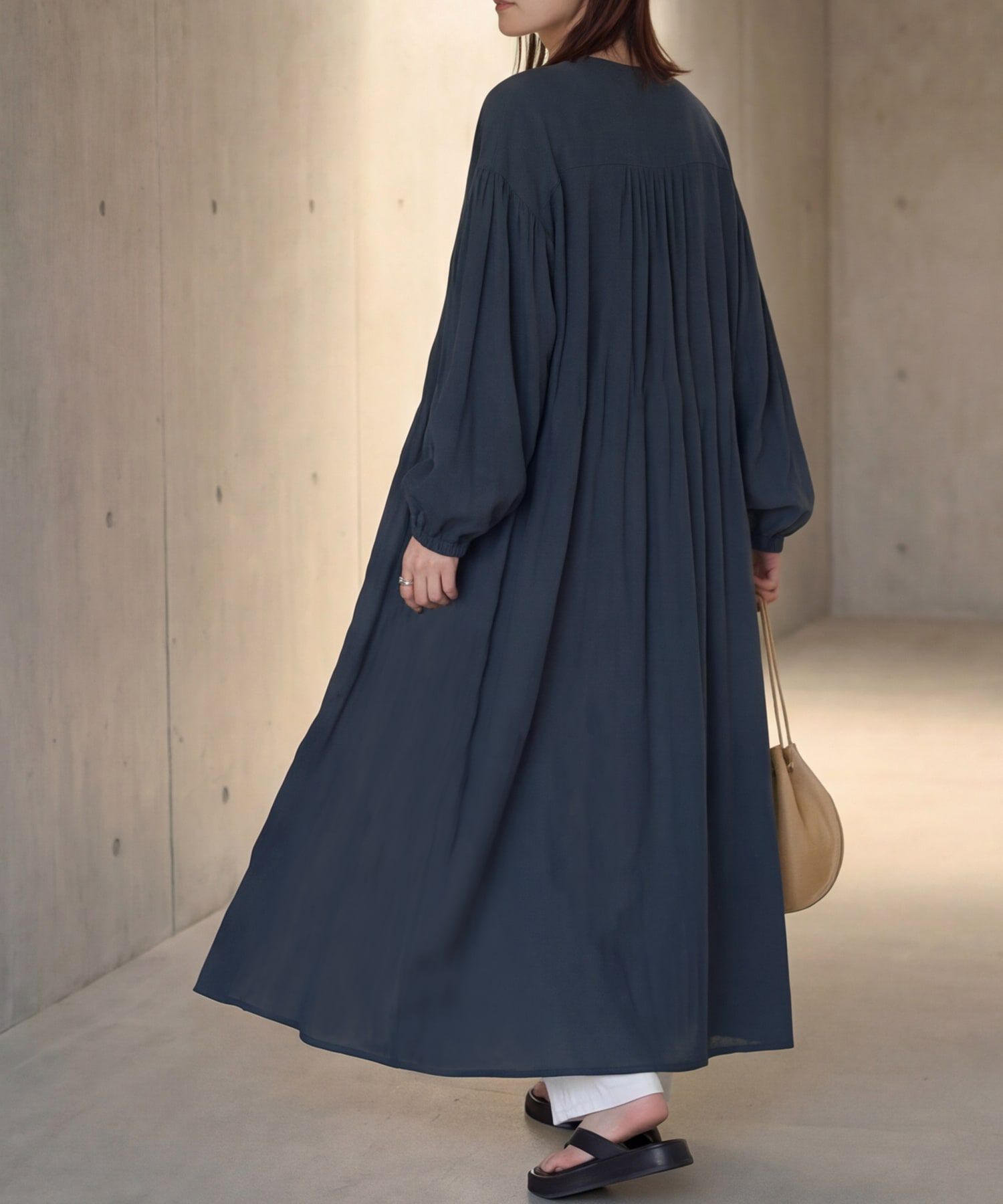 STYLE DELI「綿麻混紡◆羽織れるWファスナーワンピース」|ワンピース|