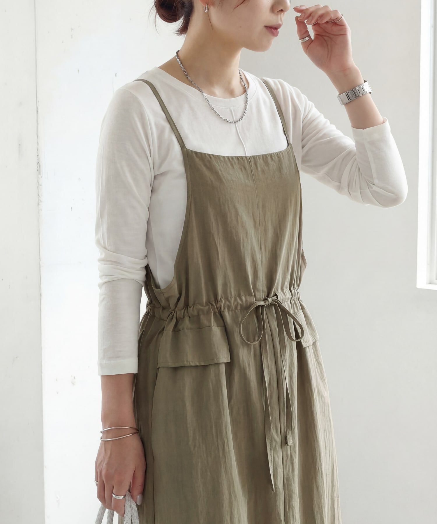 STYLE DELI「ソリッドジャンパースカート」|ジャンパースカート|