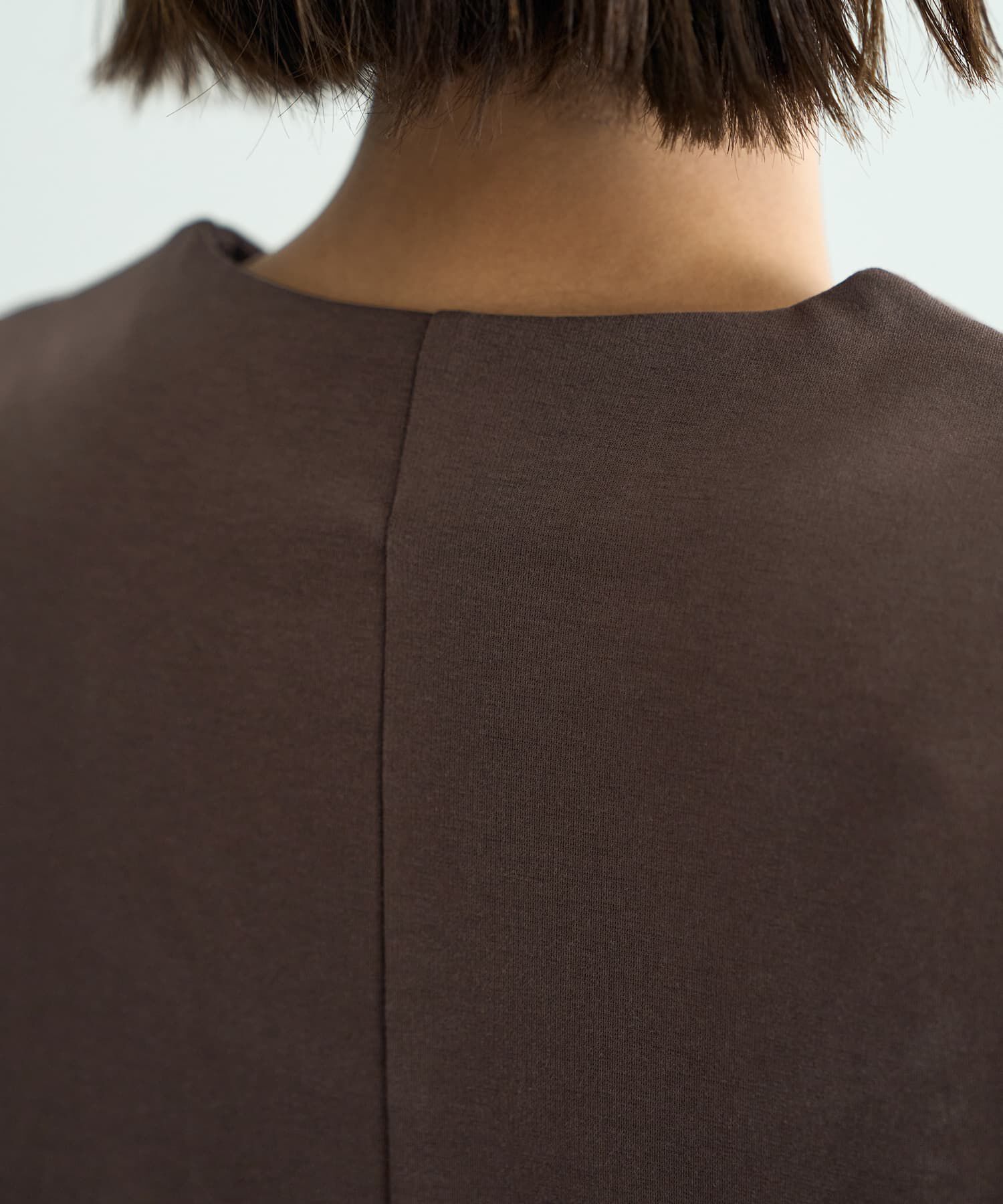 STYLE DELI「【Made in JAPAN】シルキーポンチ深Vワンピース」|ワンピース|