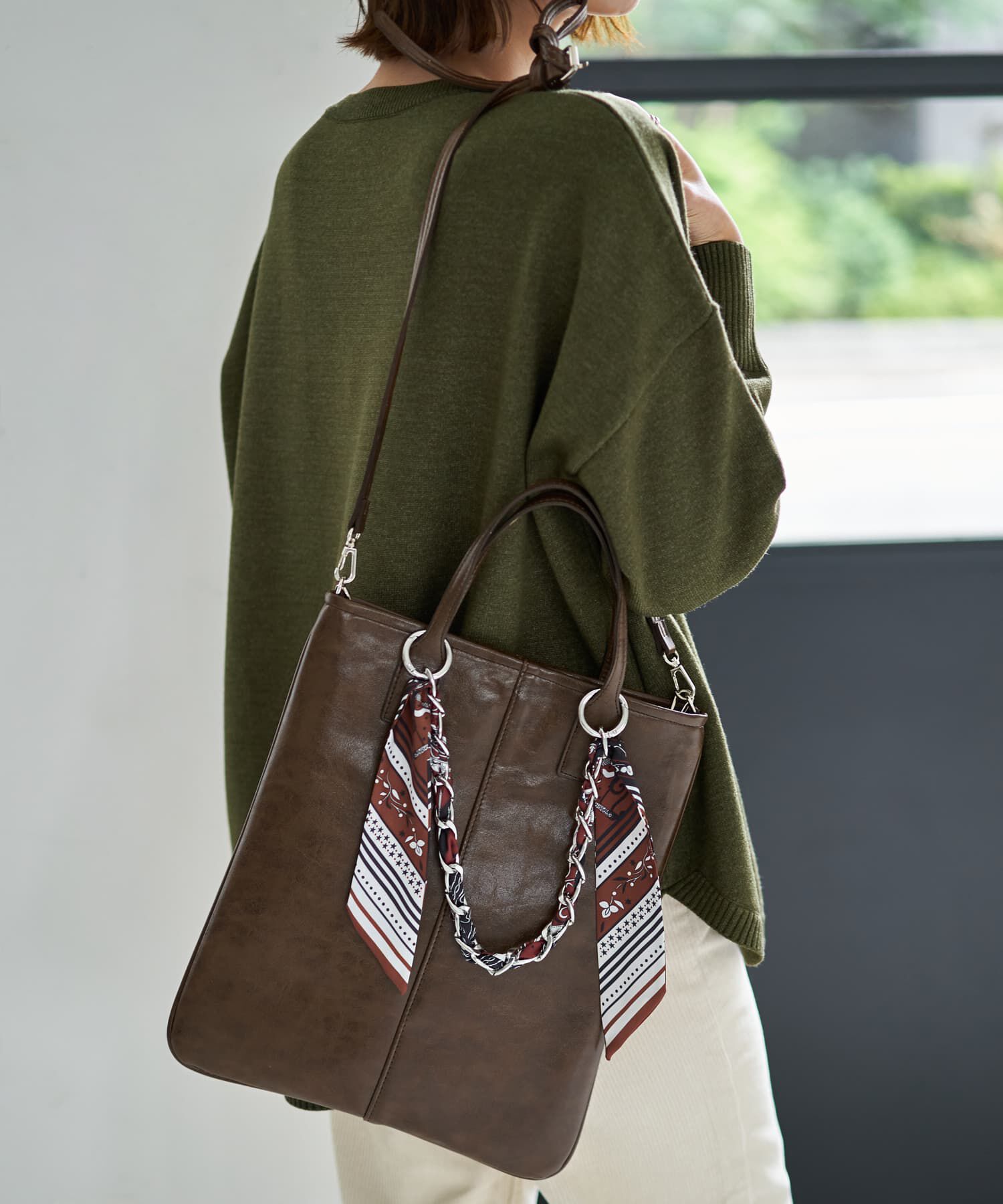 STYLE DELI「スカーフチェーンWリングチャーム」|チャーム・キーホルダー|