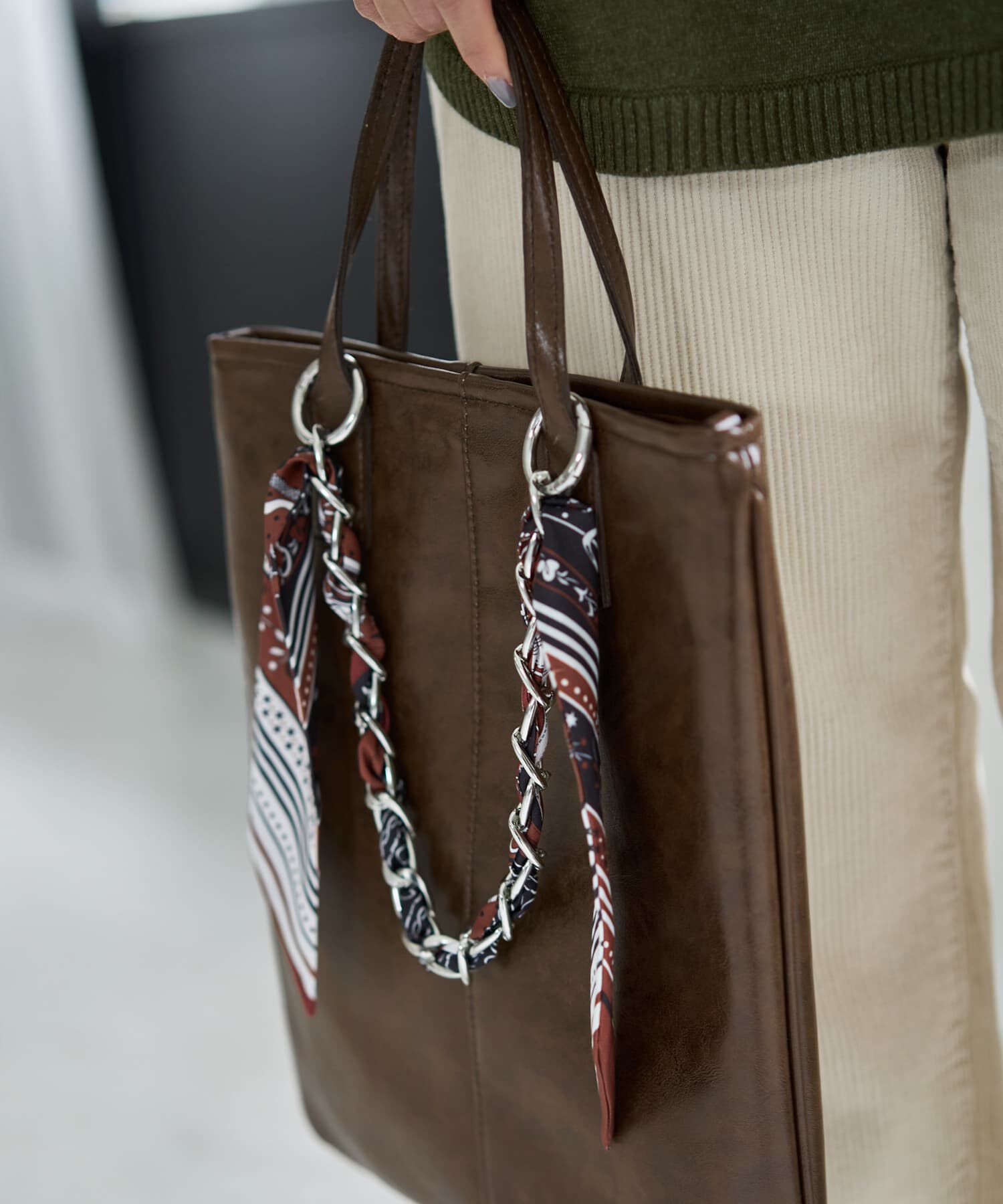 STYLE DELI「スカーフチェーンWリングチャーム」|チャーム・キーホルダー|