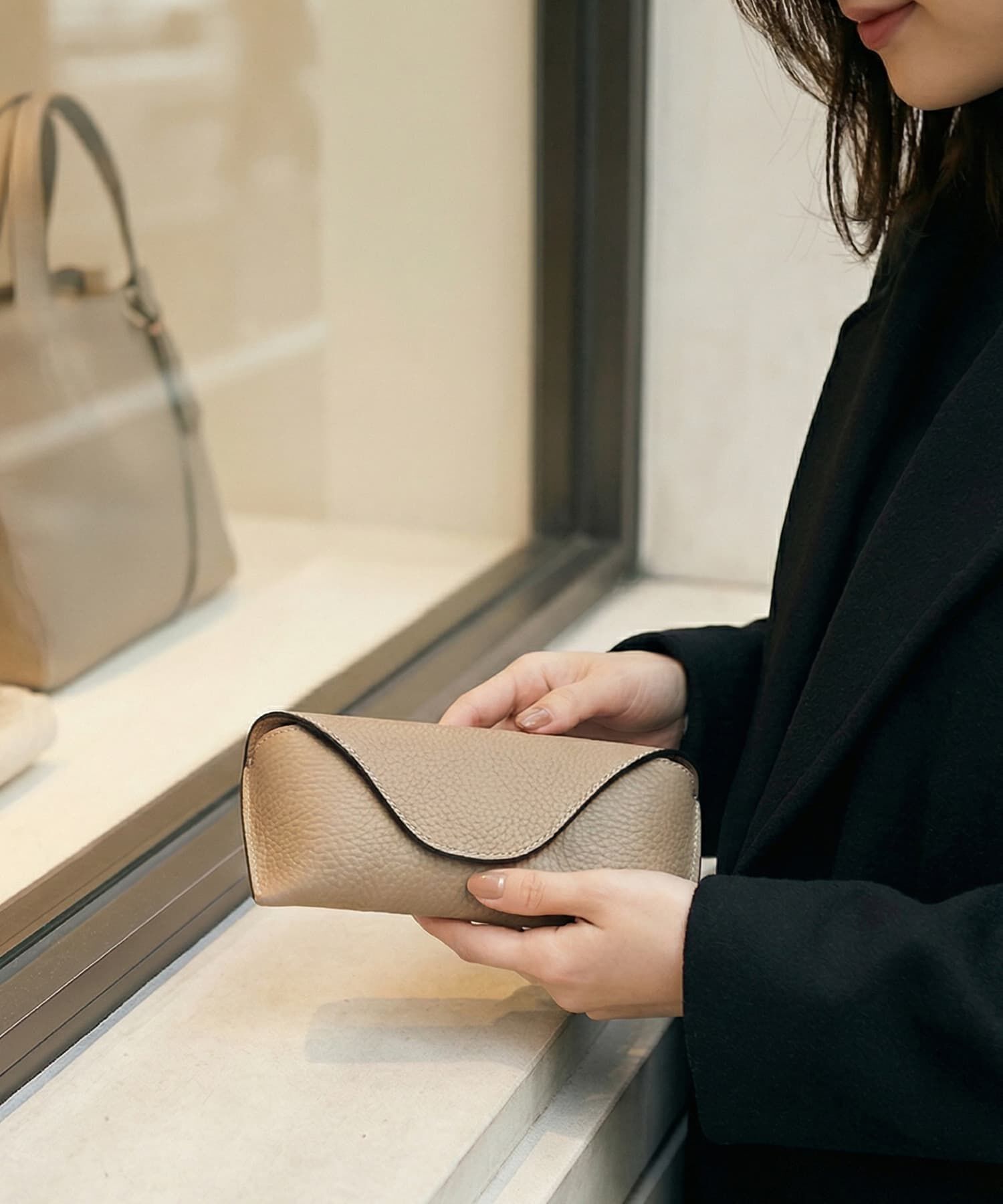 STYLE DELI「【DELI by】エンベロープフラップレザーサングラスケース」|サングラス|