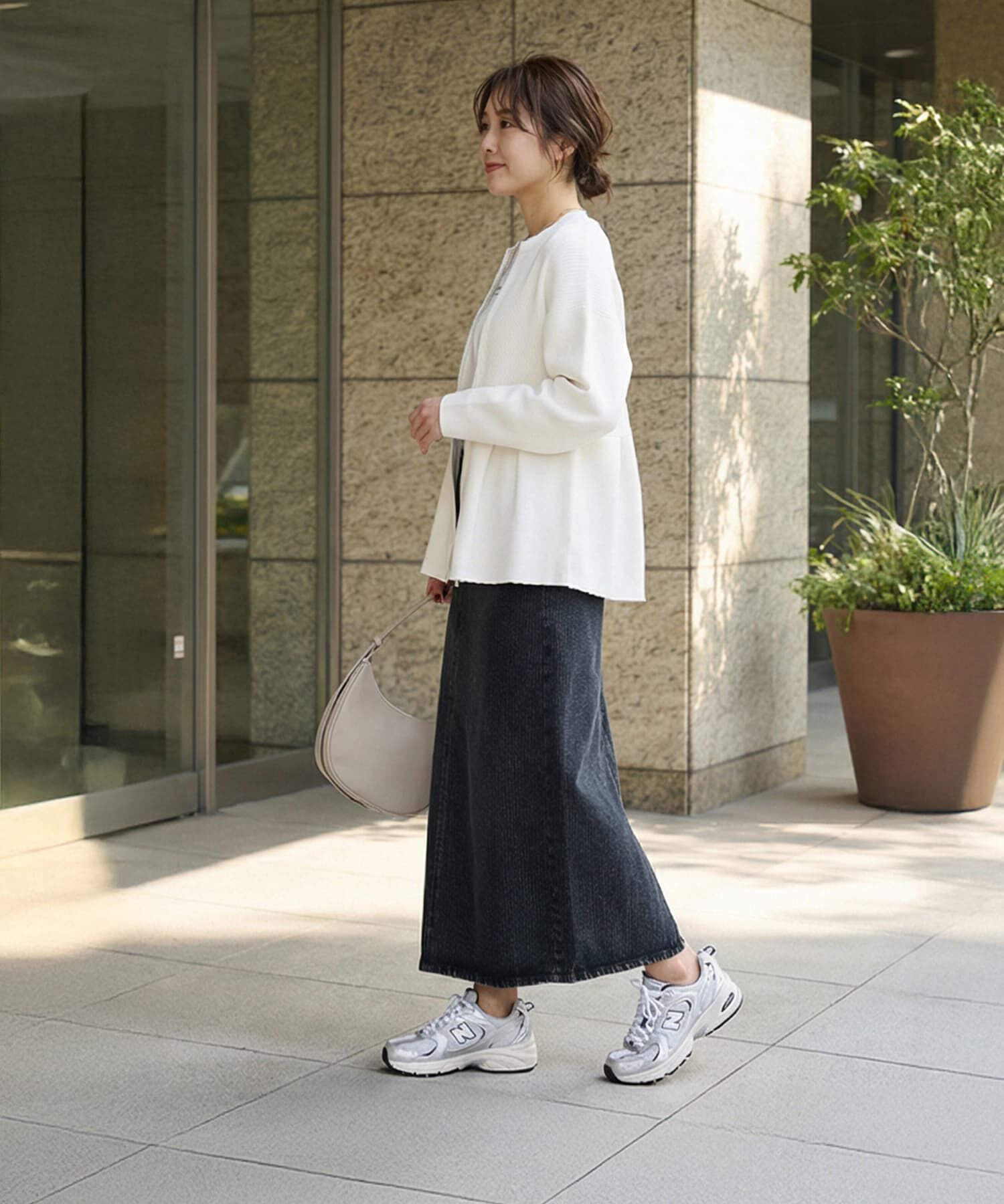 STYLE DELI「【LUXE】セット対応◆Wジップペプラムトップス」|ニット・セーター|