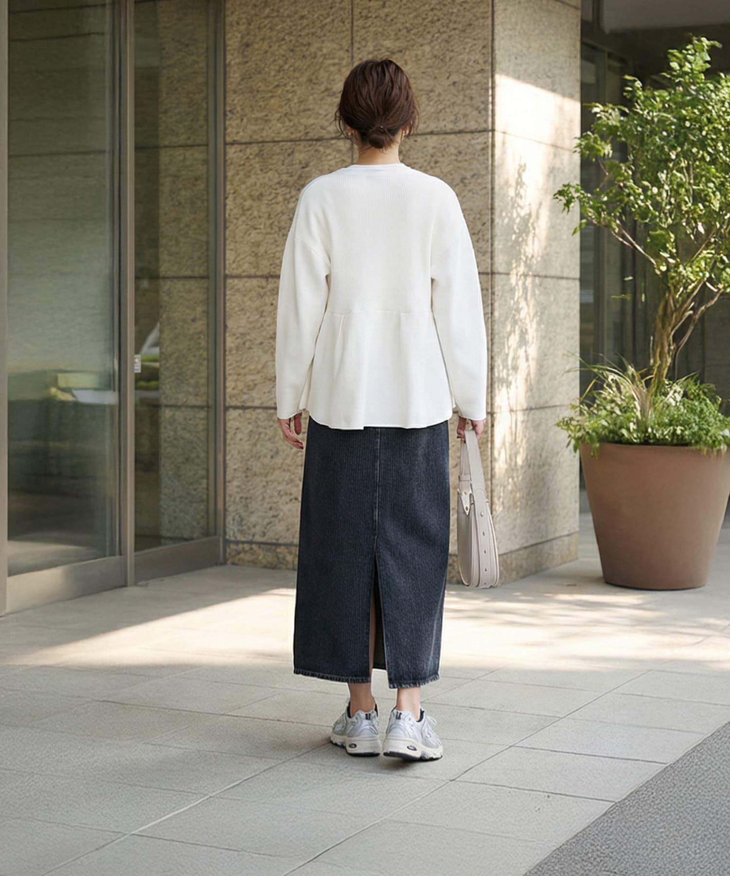 STYLE DELI「【LUXE】セット対応◆Wジップペプラムトップス」|ニット・セーター|