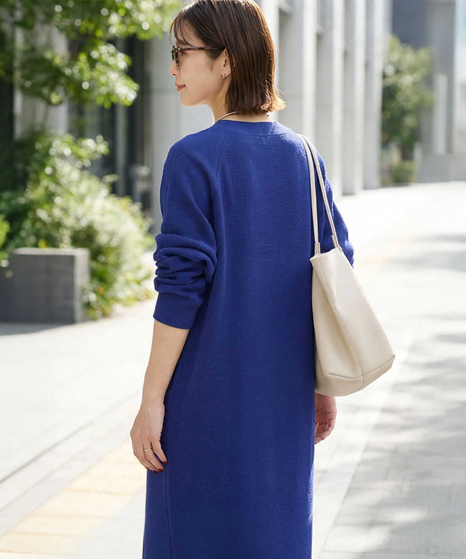 STYLE DELI「サーマル編みラグラン袖ワンピース」|ワンピース|