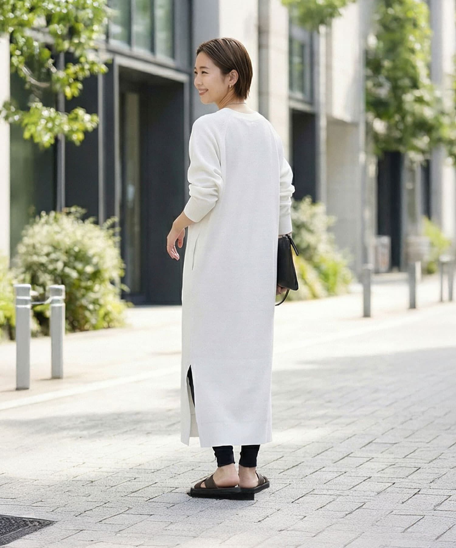 STYLE DELI「サーマル編みラグラン袖ワンピース」|ワンピース|