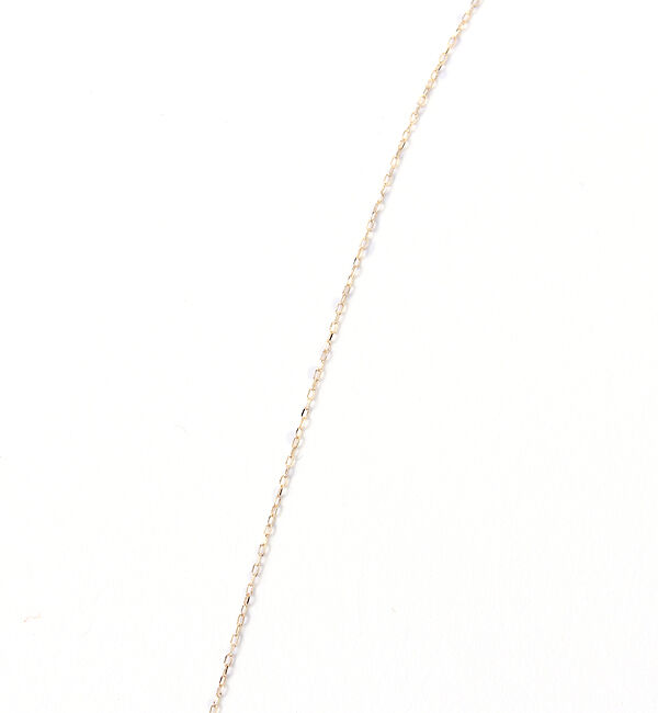 JUPITER「【K10】リボンモチーフダイヤモンドネックレス＜全長約40.5cm(調節した時の長さ37㎝)>」|ネックレス|