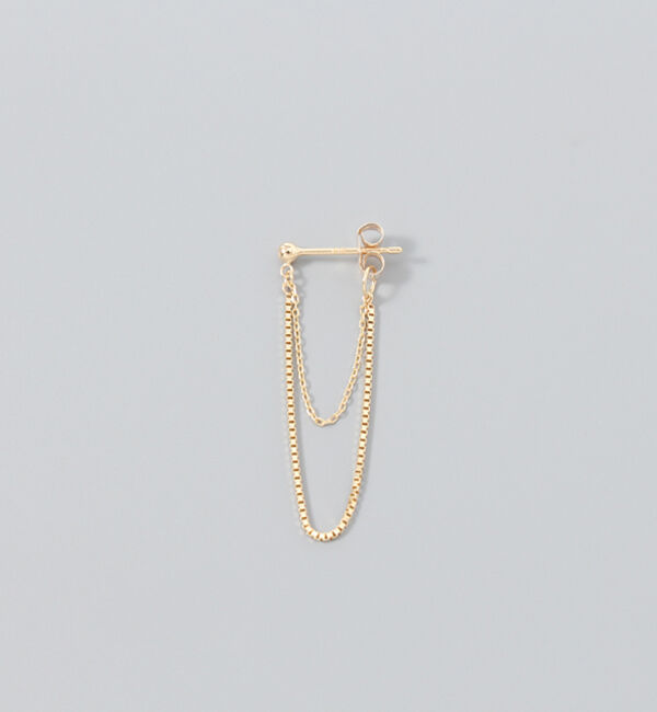 JUPITER「【K10】チェーンフープピアス」|ピアス|