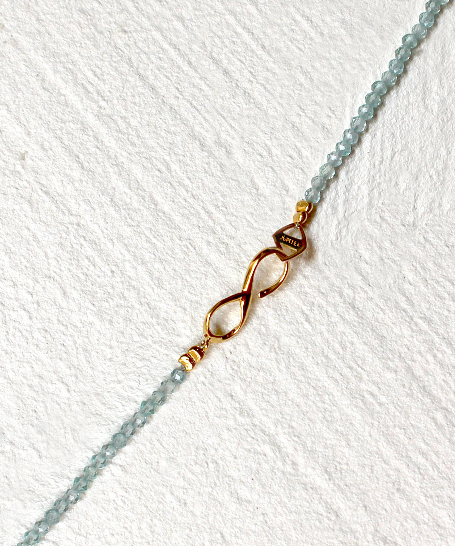 JUPITER「天然石ビーズネックレス/金属アレルギー対応/ニッケルフリー　アパタイト」|ネックレス|