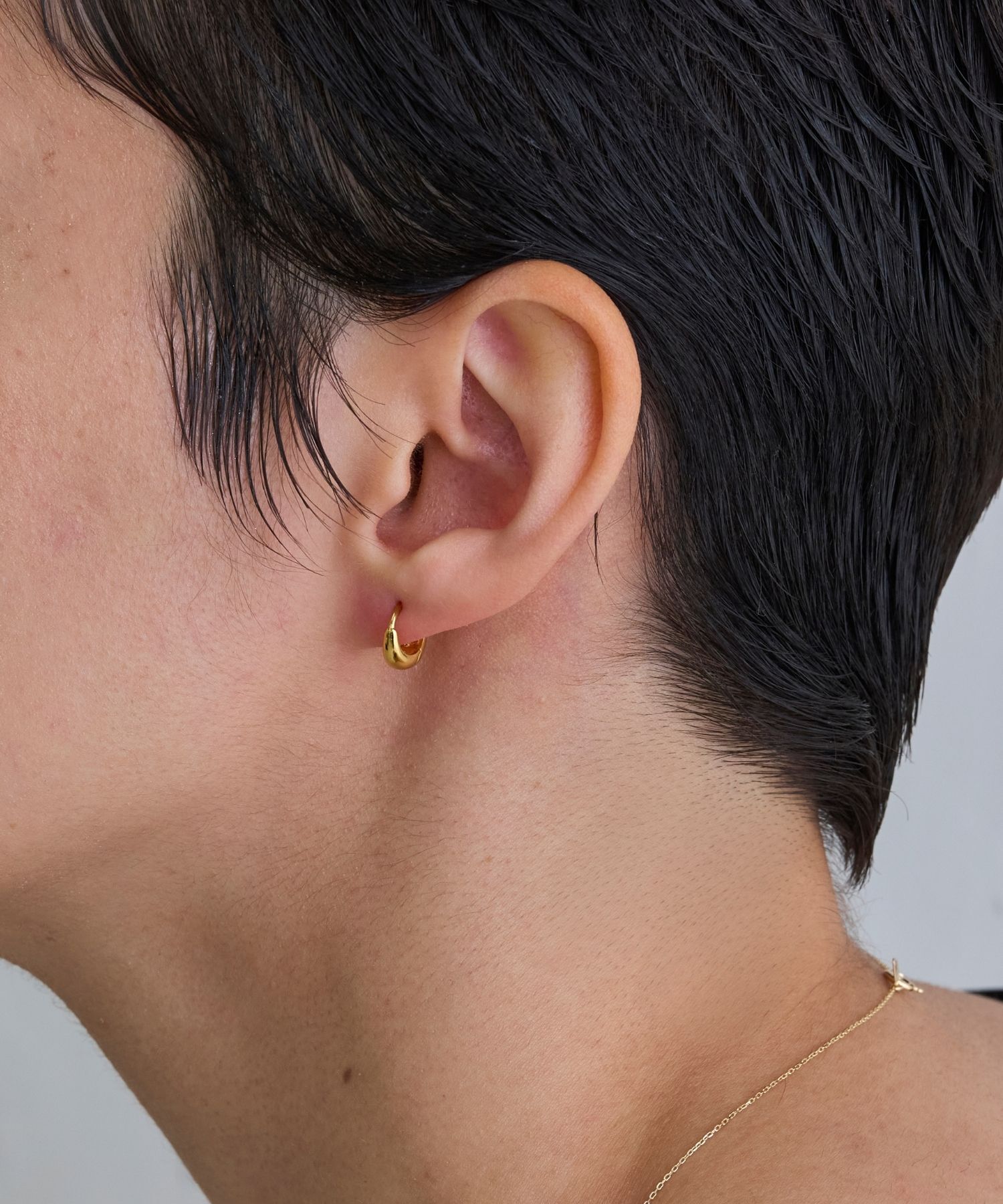 JUPITER「【SV】ドロップフープピアス ゴールド ニッケルフリー　」|ピアス|