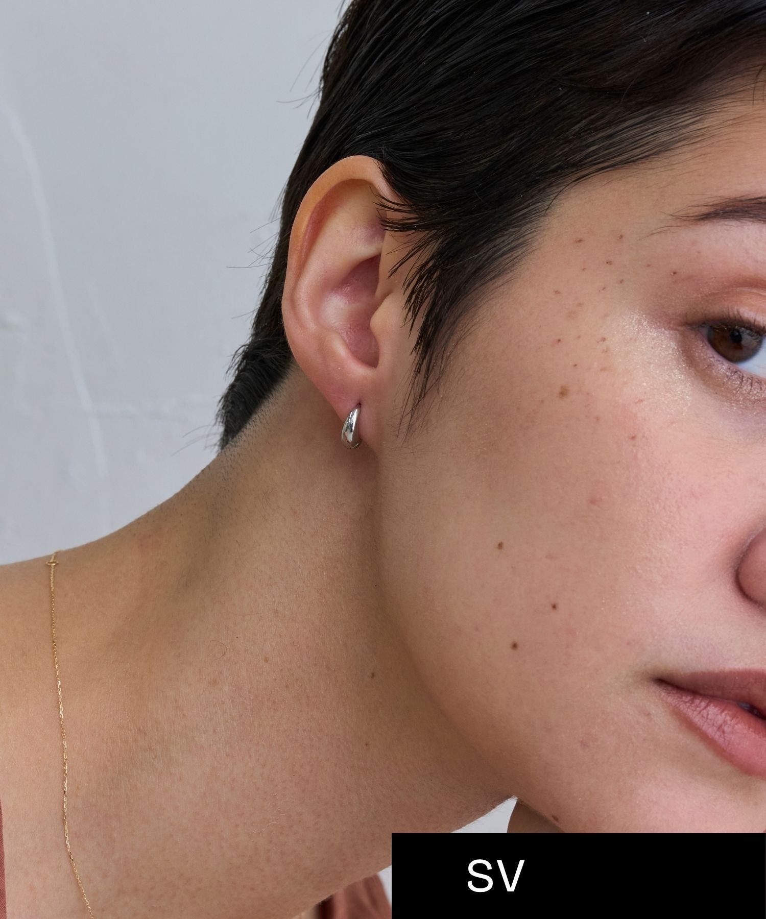 JUPITER「【SV】ドロップフープピアス シルバー ニッケルフリー　金属アレルギー対応」|ピアス|シルバー