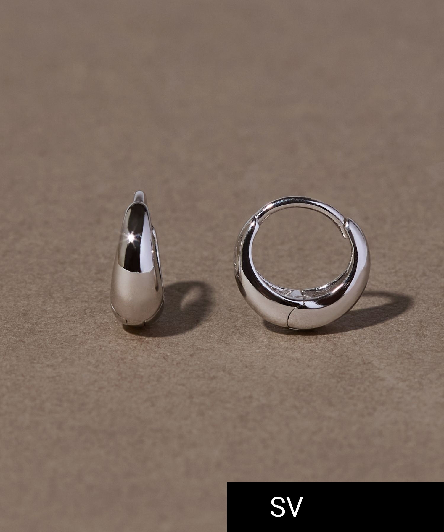 JUPITER「【SV】ドロップフープピアス シルバー ニッケルフリー　金属アレルギー対応」|ピアス|