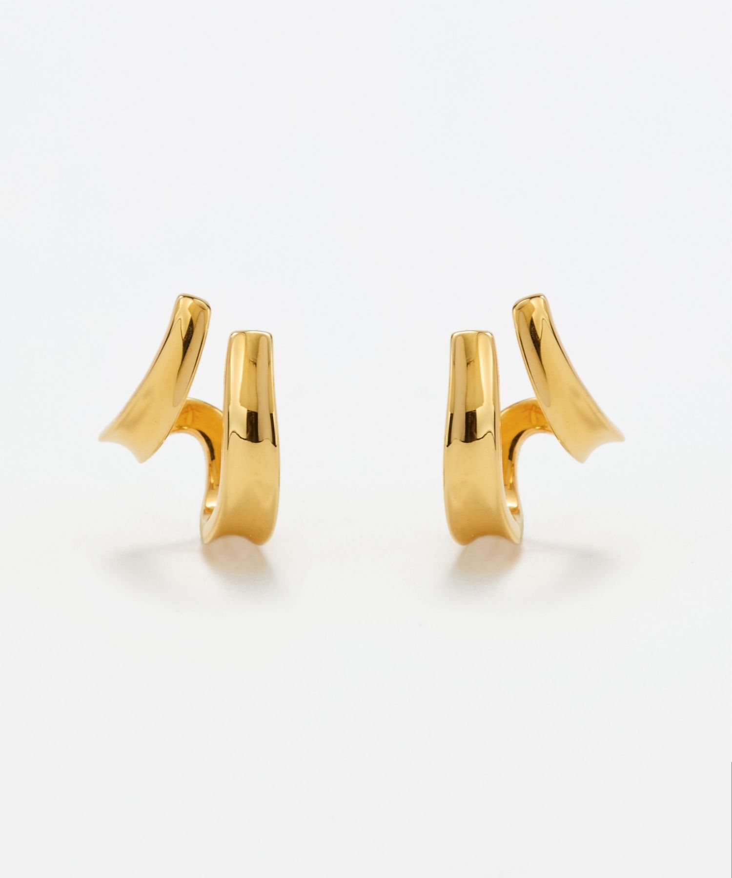 JUPITER「【SV】ダブルラインフープピアス/金属アレルギー対応」|ピアス|