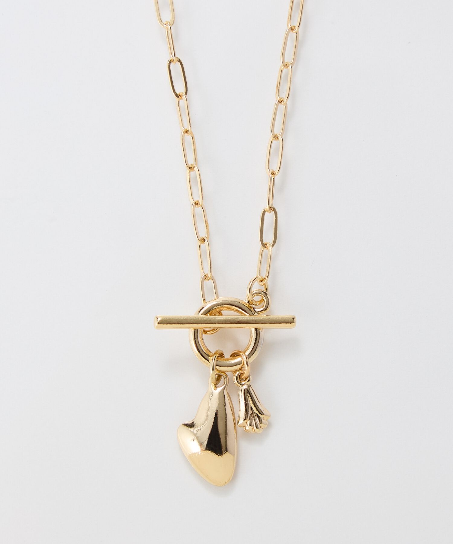 Phoebe「ハートプレートチョーカーネックレス　ゴールド/40cm」|ネックレス|