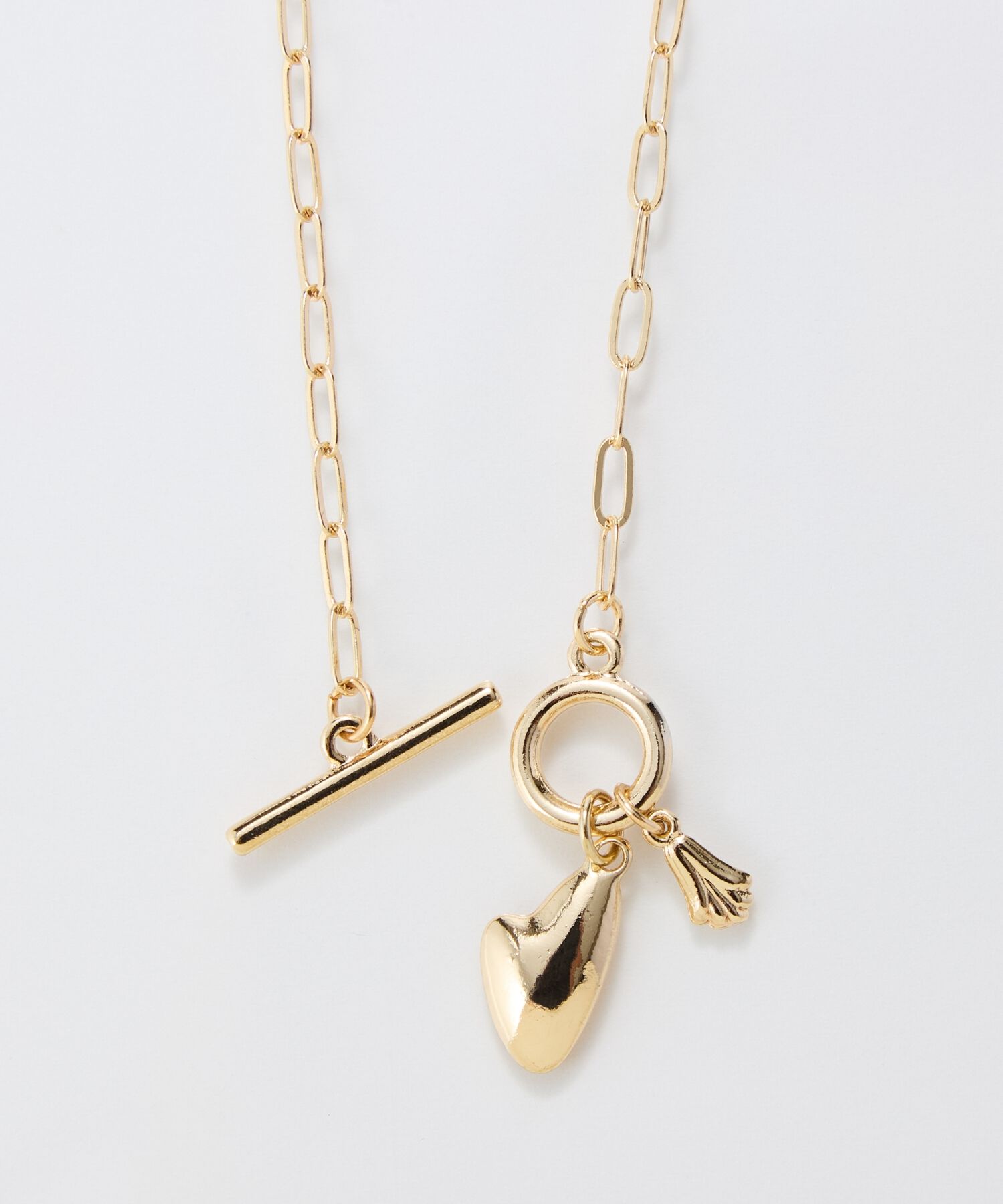 Phoebe「ハートプレートチョーカーネックレス　ゴールド/40cm」|ネックレス|