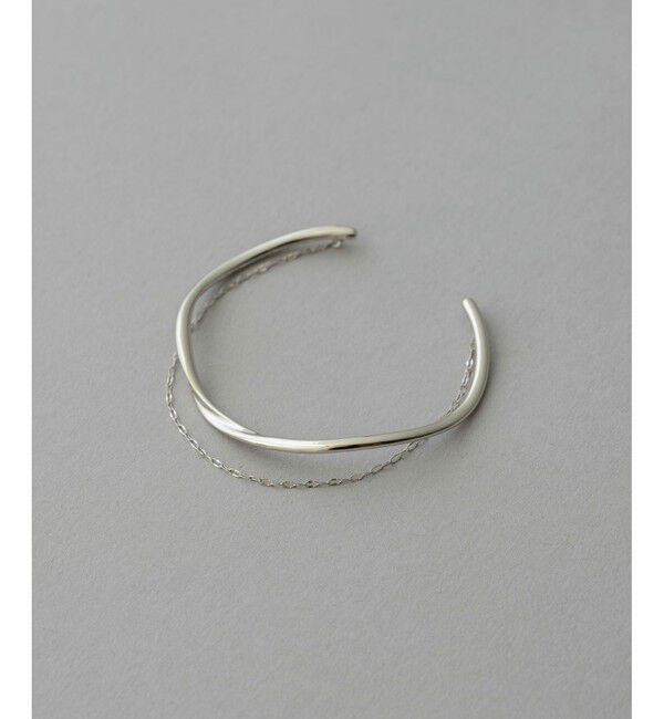 ete「レイヤード バングル ペタルチェーン」|ブレスレット・バングル|