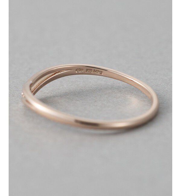 ete「[ムーンリット] K18MPG ダイヤモンド リング」|リング|