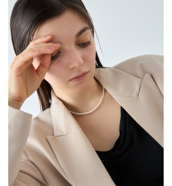 ete「[パール] K18YG チョーカー ネックレス」|ネックレス|