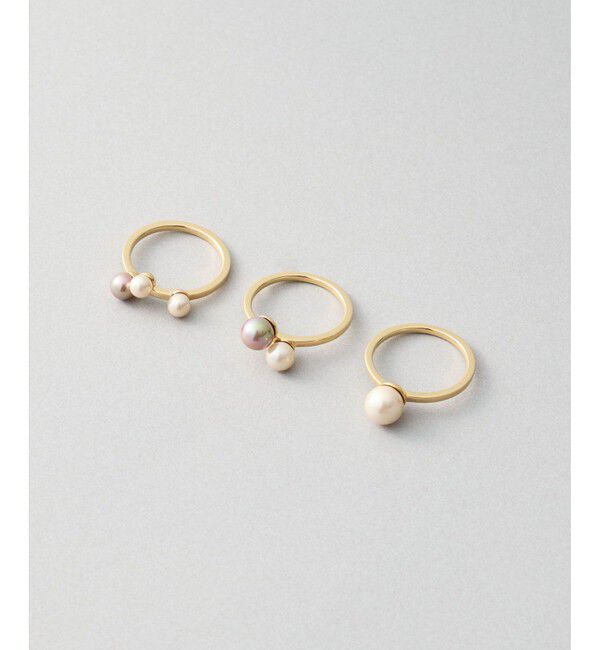 Jouete「セットリング カラーパール」|リング|