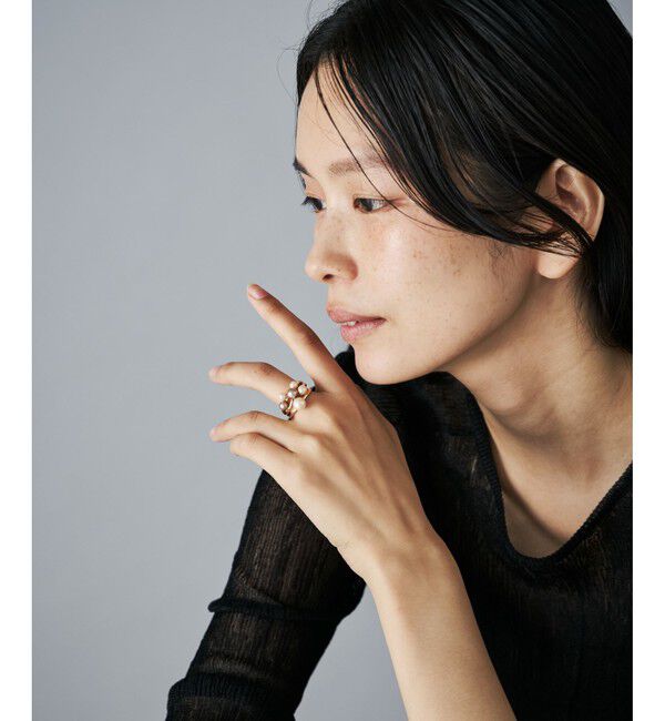 Jouete「セットリング カラーパール」|リング|