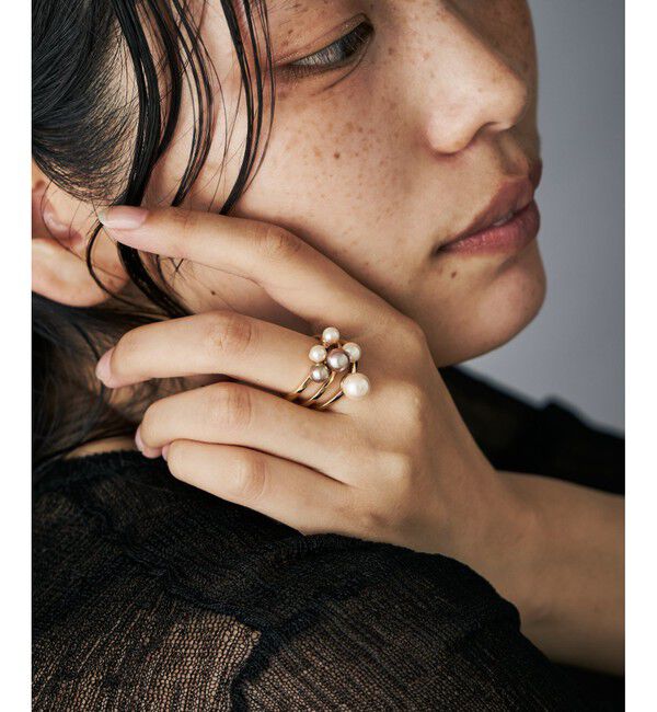 Jouete「セットリング カラーパール」|リング|