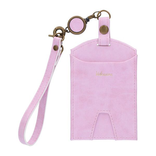 Velessera「パスケース/ヴェレセラ・ステーショナリー」|ストラップ|ライラックピンク