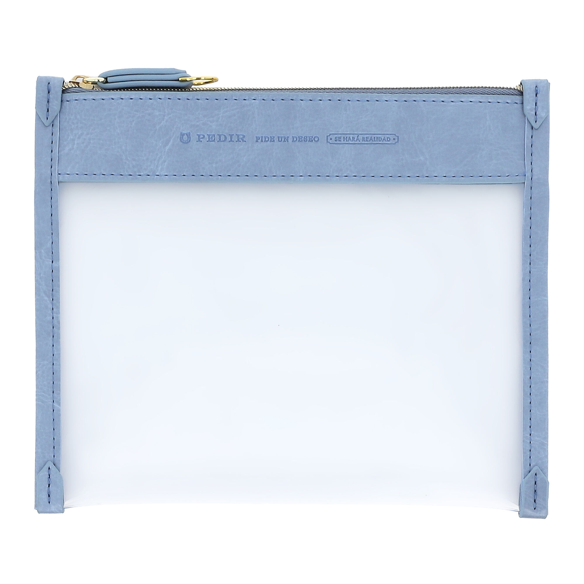 PEDIR「PEDIR(ペディール) ネブラスカ クリアポーチ M」|ポーチ|ライトブルー