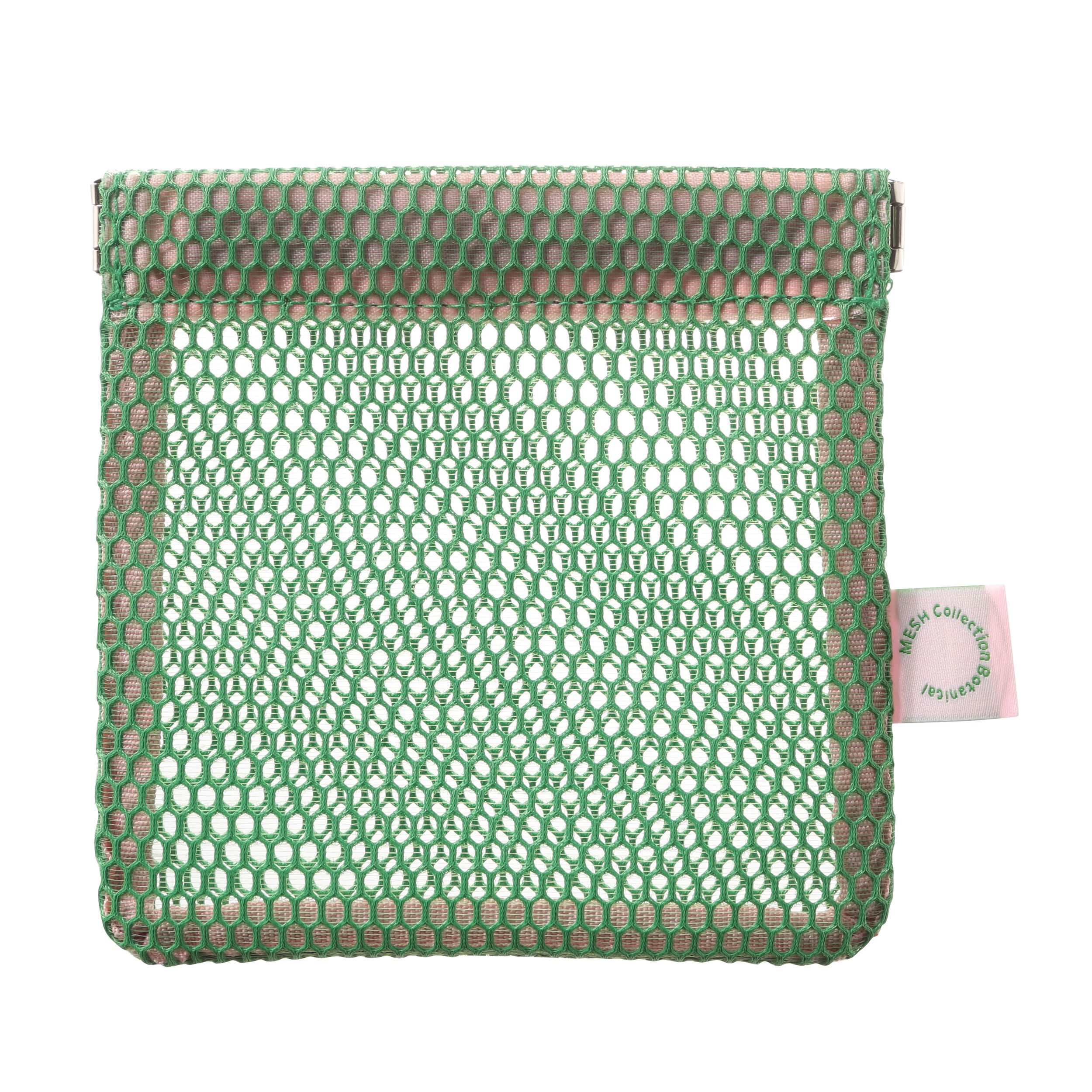  「バネグチポーチ／メッシュコレクション」|ポーチ|グリーン
