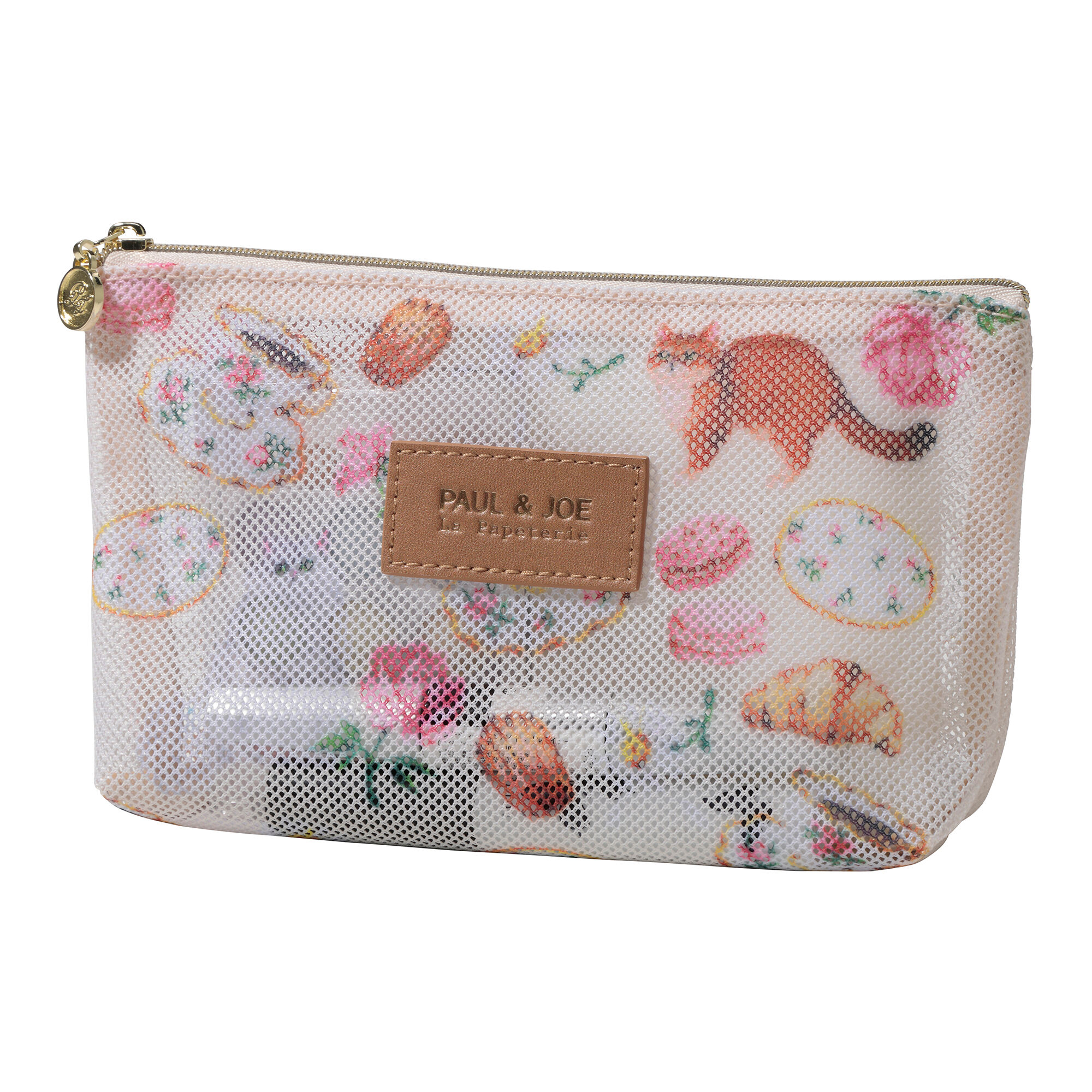 PAUL&JOE「プリントメッシュポーチ／ポール＆ジョー」|ポーチ|