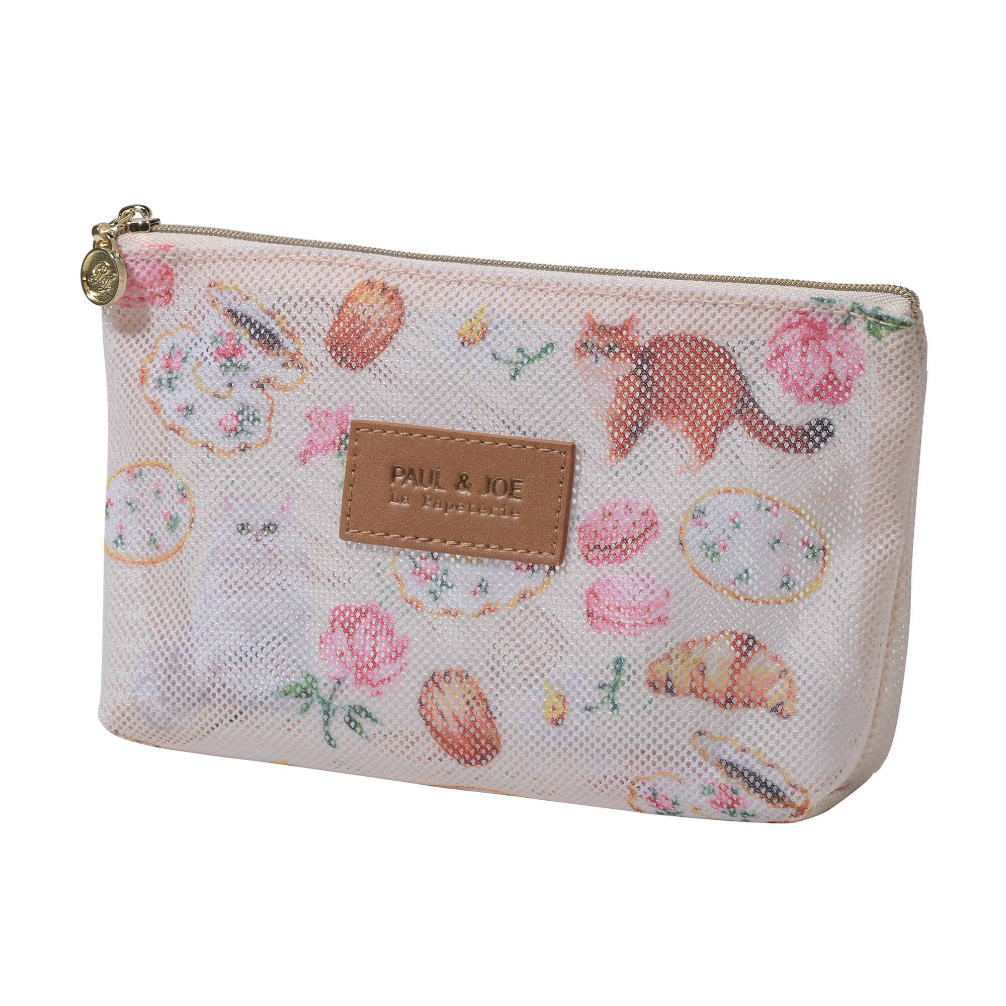 PAUL&JOE「プリントメッシュポーチ／ポール＆ジョー」|ポーチ|