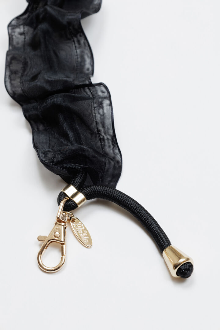  「FEDELE フリルオーガンジー ショートストラップ」|ストラップ|