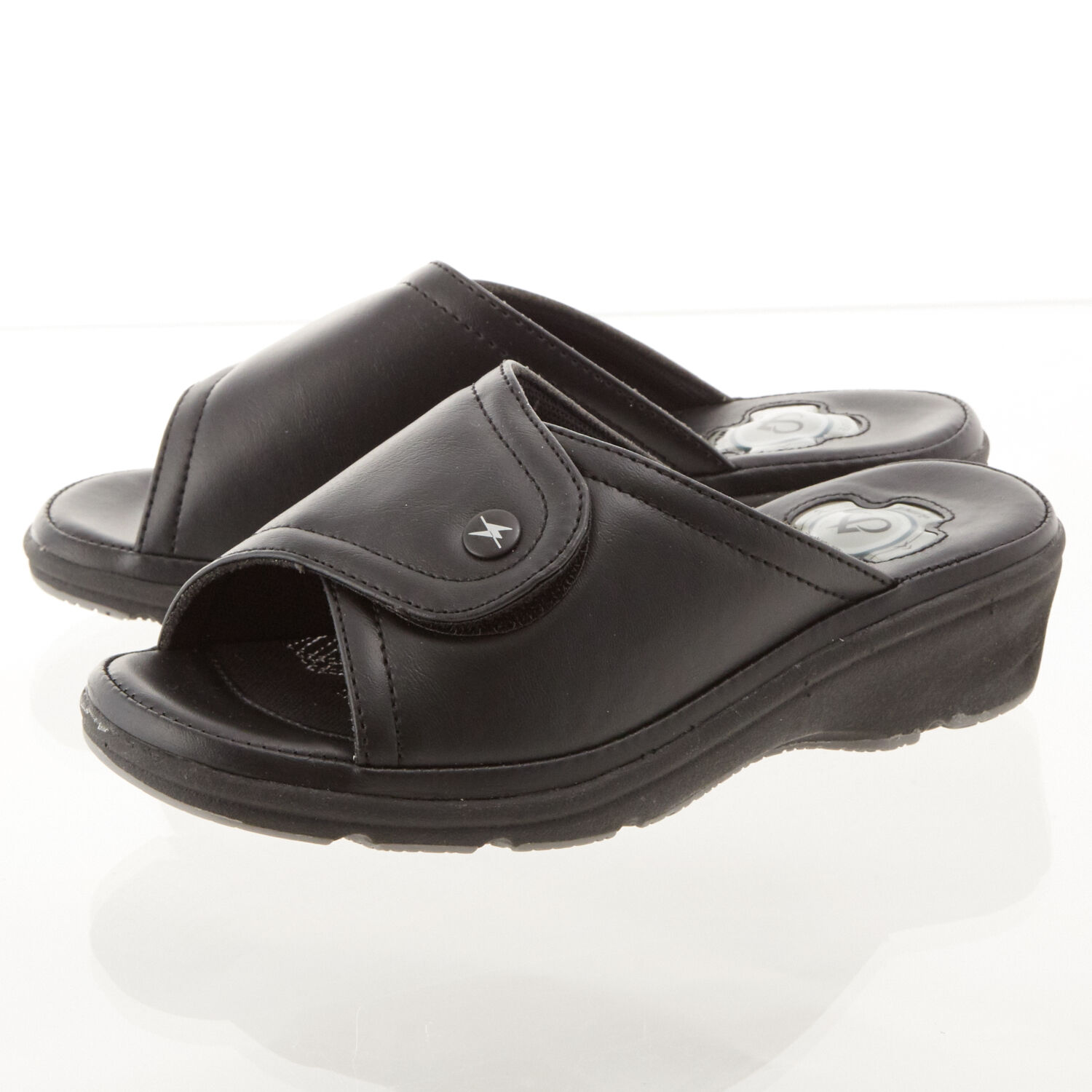 BACKYARD FAMILY「ナースシューズ ピュアウォーカー pure walker ナース サンダル プロフェッショナル」|サンダル|ブラック1