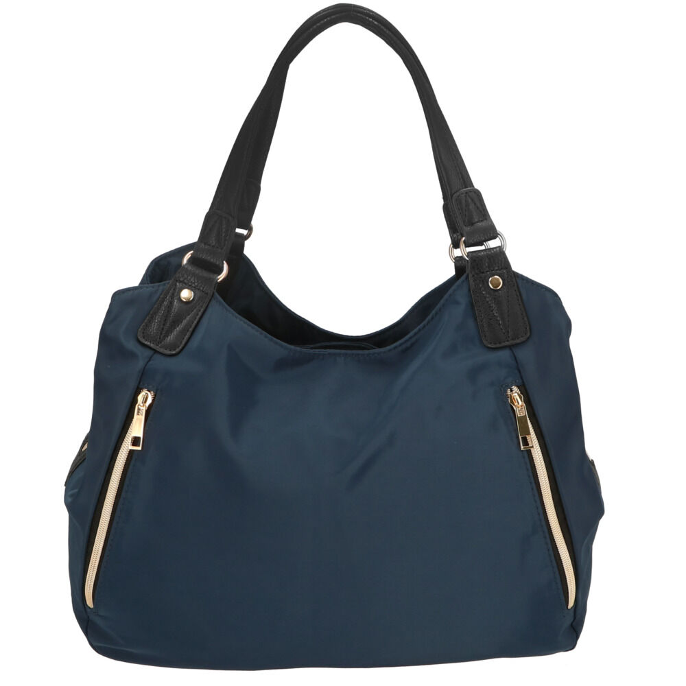 BACKYARD FAMILY「トートバッグ レディース 軽い 通販 ナイロン おしゃれ かわいい ファスナー 縦型 通勤 通学」|トートバッグ|ブルー1