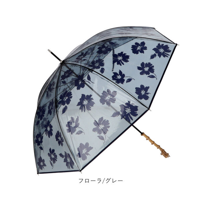 BACKYARD FAMILY「because ビコーズ ビニール傘 通販 長傘 雨傘 傘 アンブレラ 透明 クリア レディース」|傘|