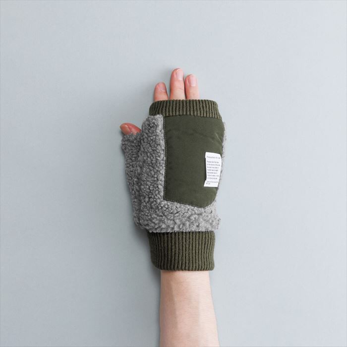 BACKYARD FAMILY「クロダ 手袋 メンズ 通販 グローブ 手ぶくろ 指なし ハンドウォーマー ハンドカバー 防寒」|手袋|