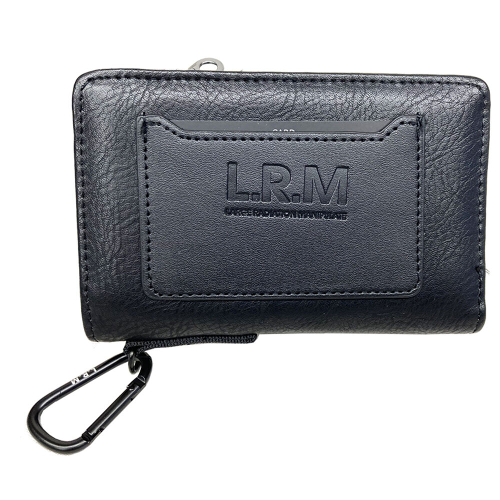 BACKYARD FAMILY「財布 メンズ 通販 二つ折り財布 サイフ さいふ 小銭入れあり ミドル財布 折り財布 折財布 合皮」|財布|ブラック1