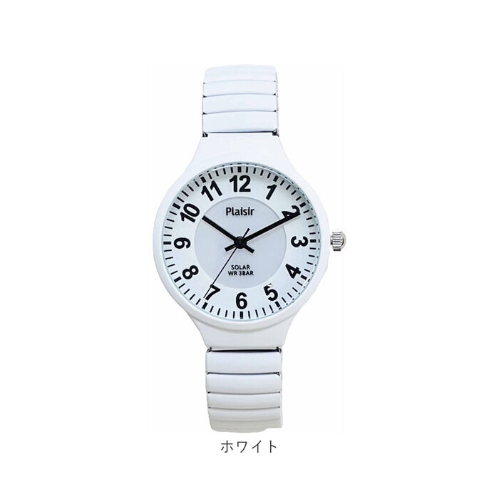 BACKYARD FAMILY「plaisir 時計 通販 腕時計 レディース ソーラー リストウォッチ リストウオッチ」|腕時計|