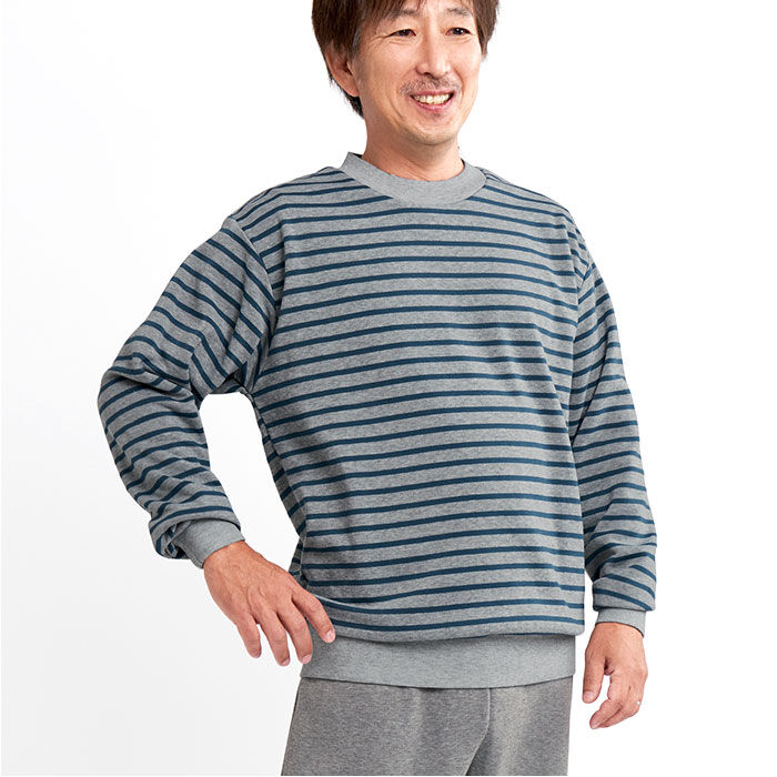 BACKYARD FAMILY「パジャマ 上下セット 裏起毛 通販 メンズ 長袖 セットアップ ルームウェア 部屋着 あったか」|ルームウェア|