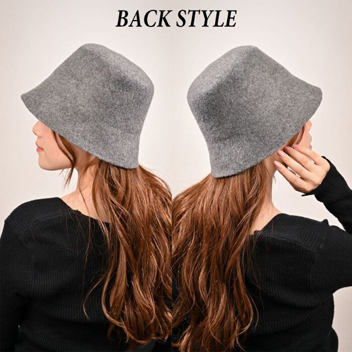 BACKYARD FAMILY「バケットハット レディース 冬 通販 バケット ハット 秋冬 帽子 秋 ウールハット バケハ」|ハット|