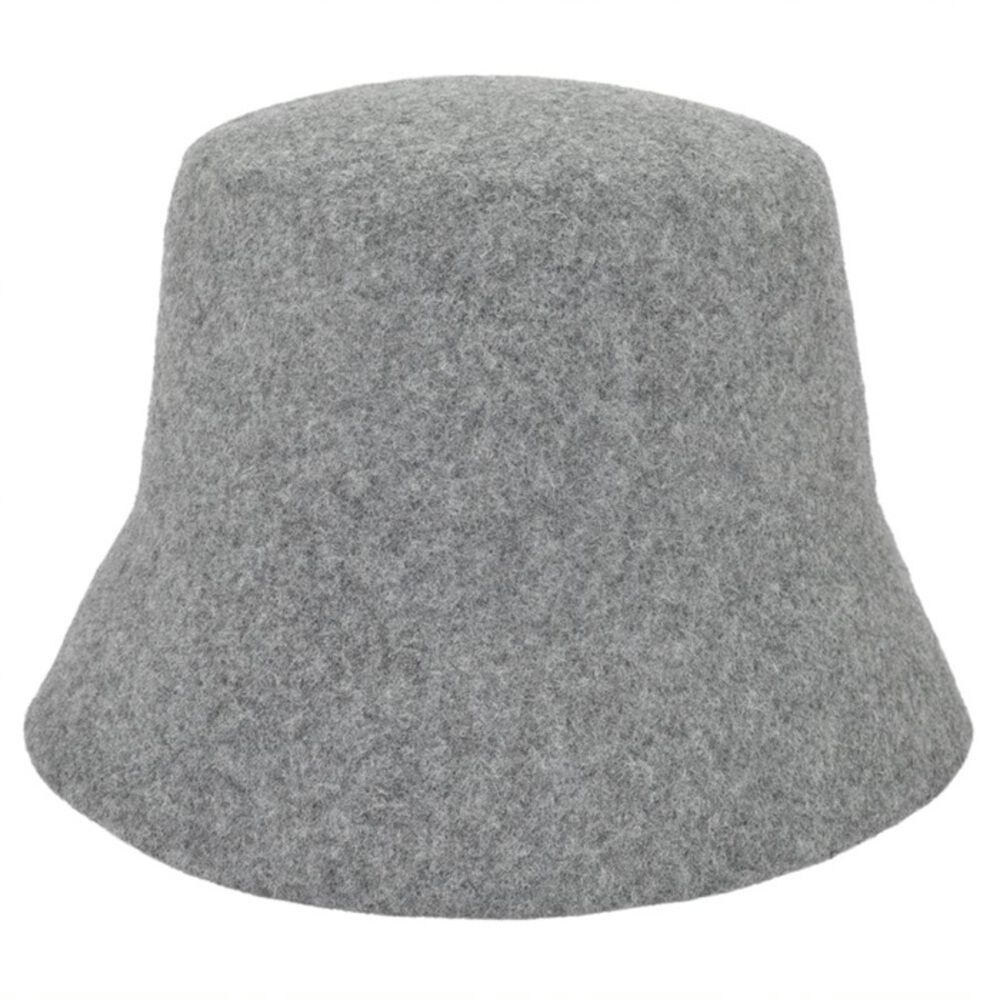 BACKYARD FAMILY「バケットハット レディース 冬 通販 バケット ハット 秋冬 帽子 秋 ウールハット バケハ」|ハット|グレー1