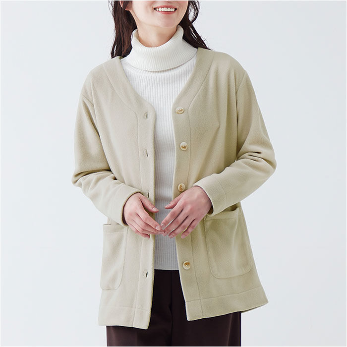 BACKYARD FAMILY「フリース カーディガン レディース 通販 フリースカーディガン フリースジャケット ジャケット」|その他|