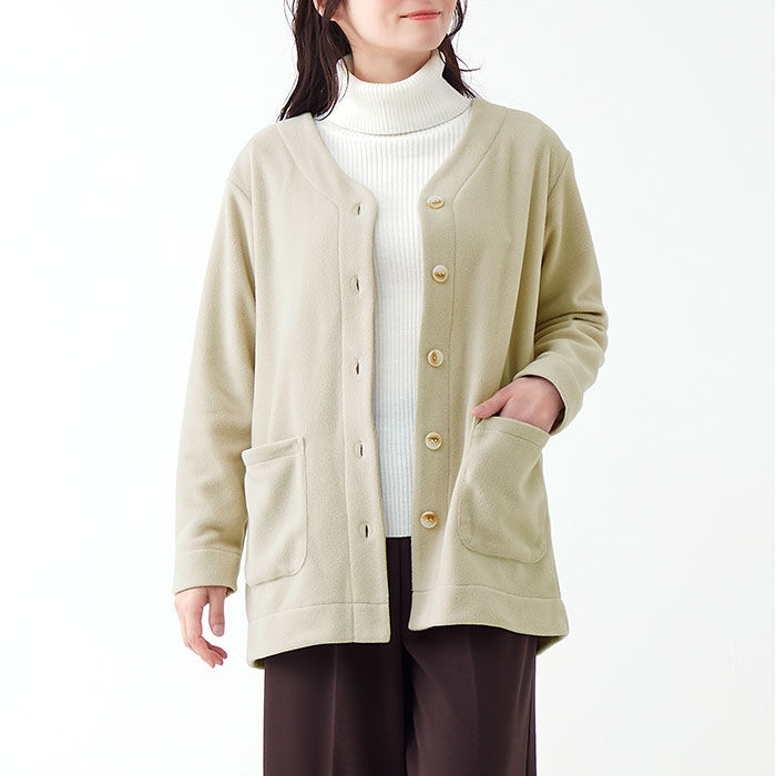 BACKYARD FAMILY「フリース カーディガン レディース 通販 フリースカーディガン フリースジャケット ジャケット」|その他|