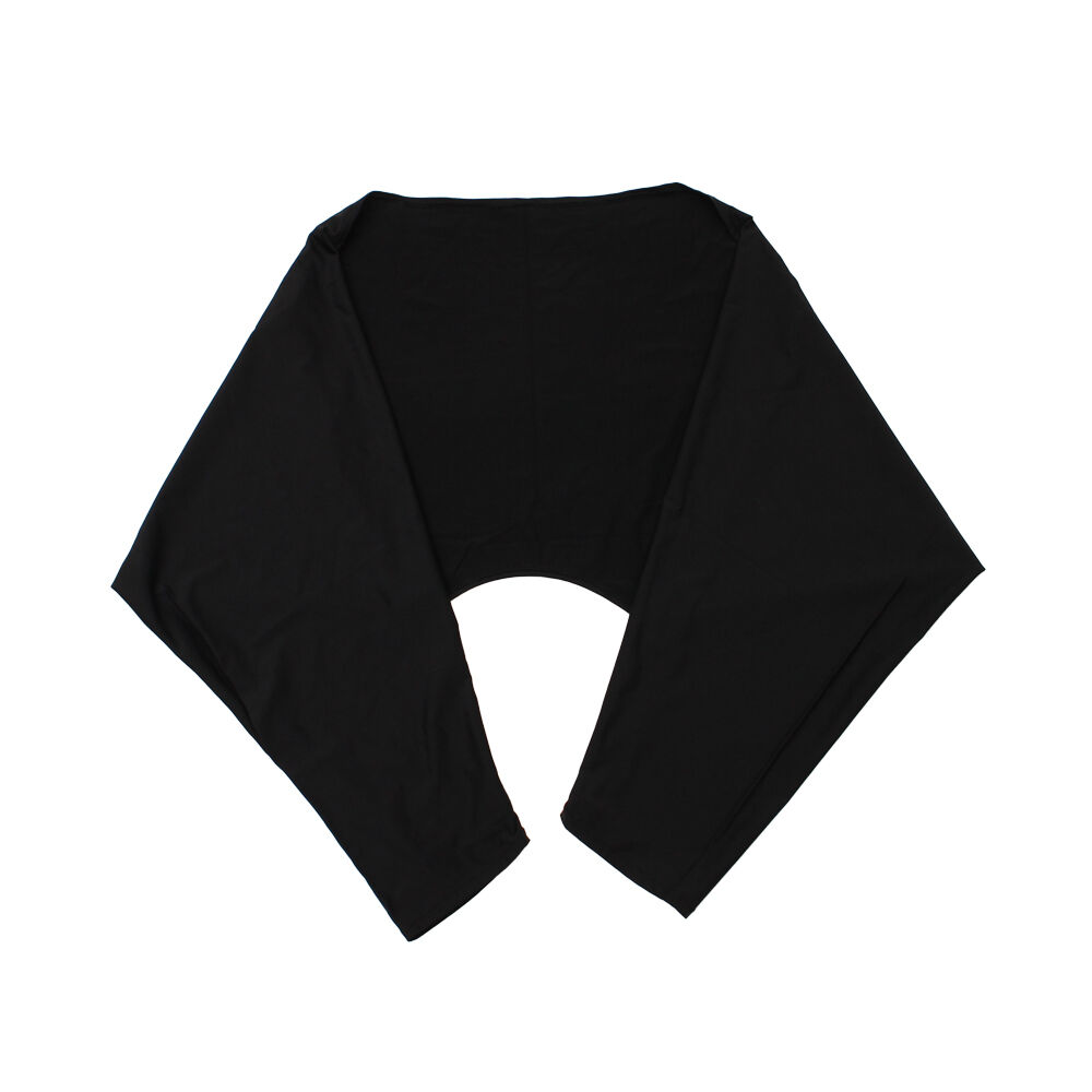 BACKYARD FAMILY「UVカット ボレロ 通販 カーディガン カーデガン ショート丈 手の甲 カバー きれいめ 接触冷感」|その他|ブラック1