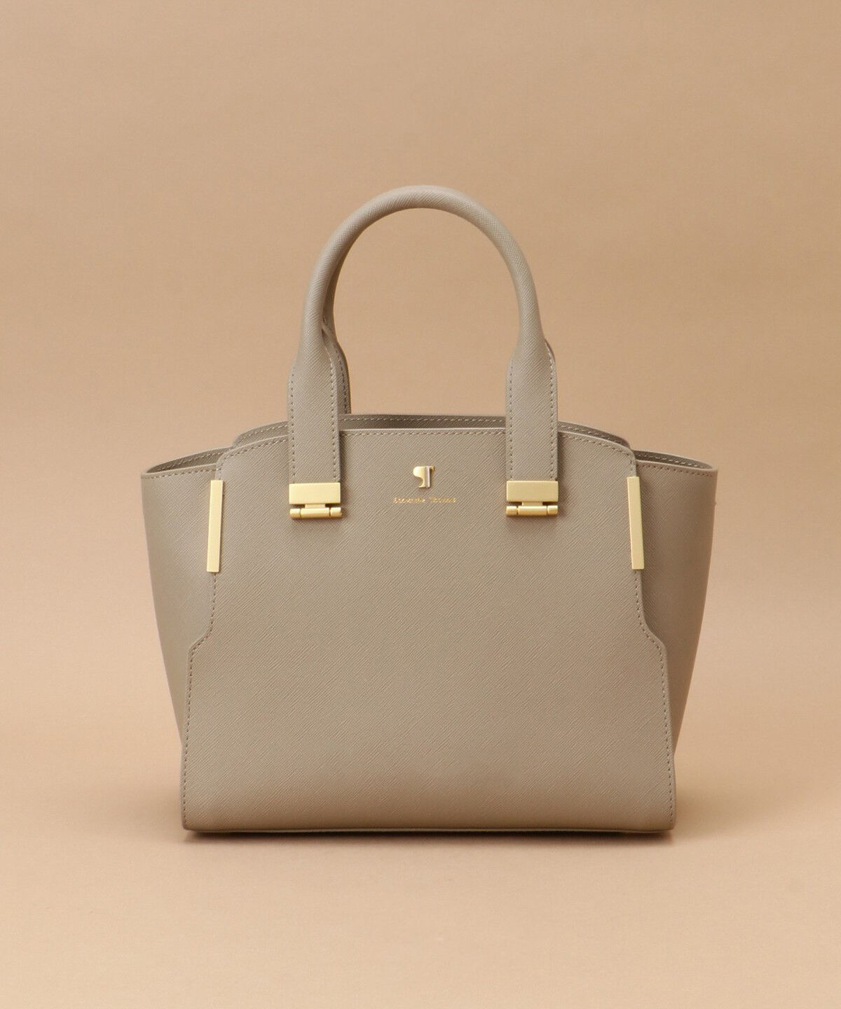 Samantha Thavasa「Pomme d'espoir ポムディスポワール ワンカラーハンドルバッグ」|ハンドバッグ|グレージュ