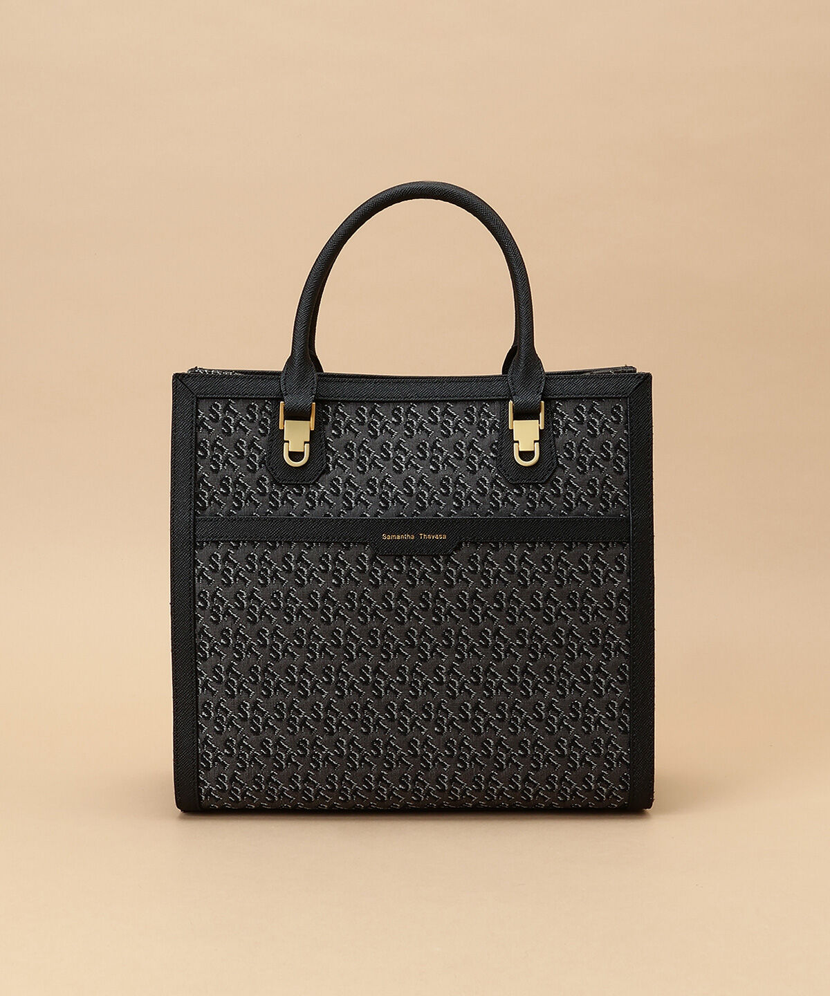 Samantha Thavasa「ST Jacquard シルエット スクエアトートバッグ」|トートバッグ|
