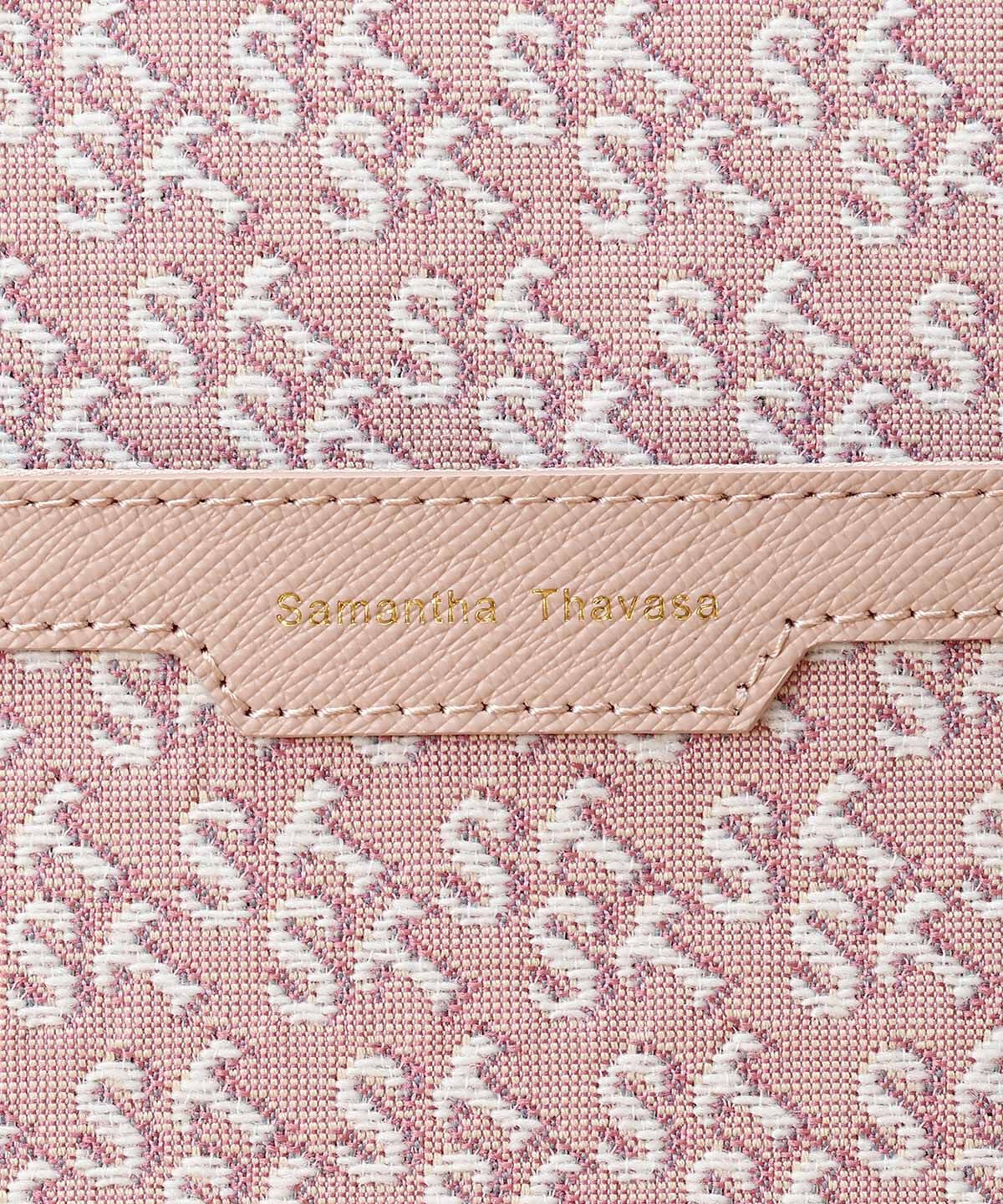 Samantha Thavasa「ST Jacquard シルエット スクエアトートバッグ」|トートバッグ|