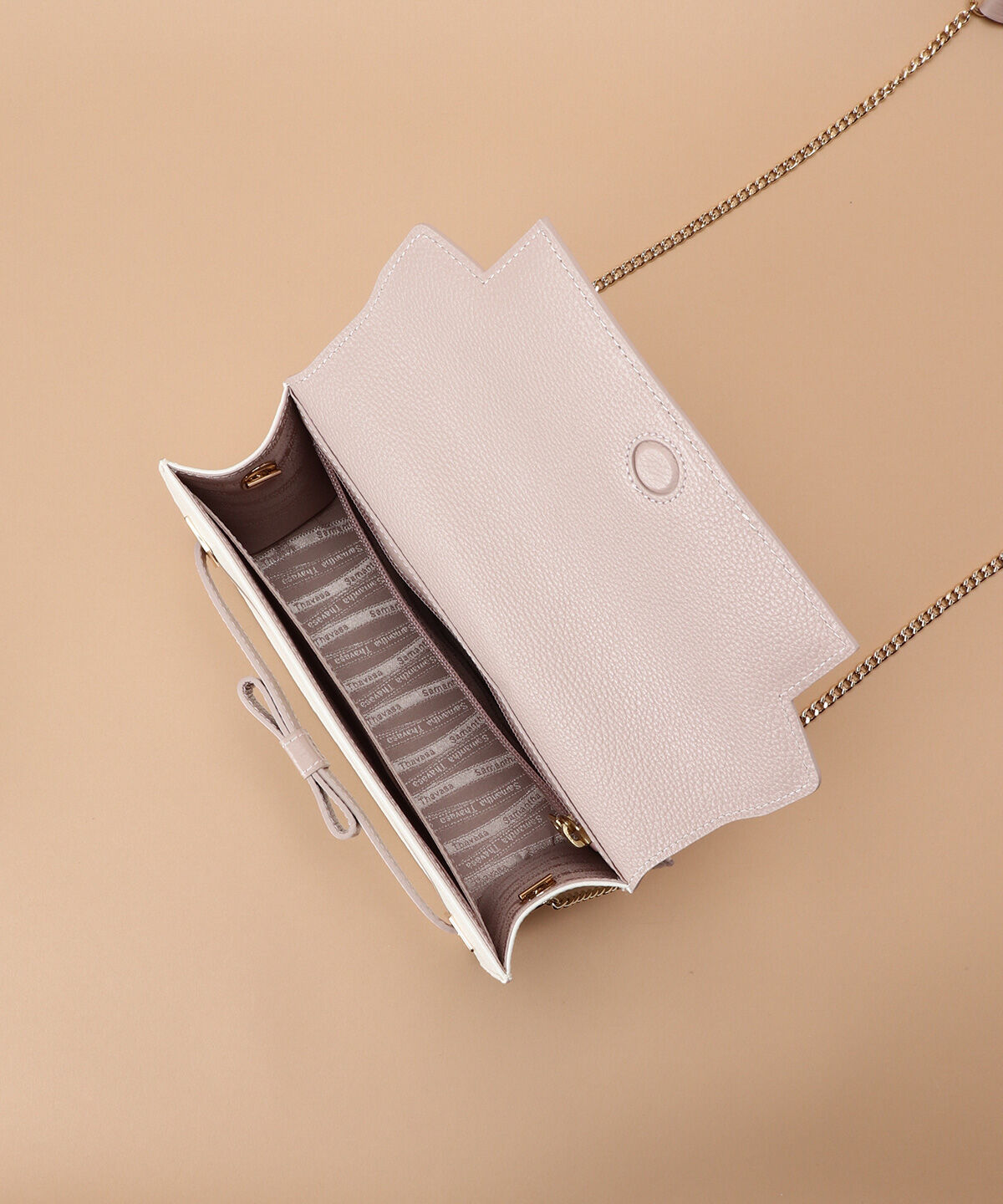 Samantha Thavasa「バイカラーエムシュシュⅡ ショルダーバッグ 大サイズ」|ショルダー・メッセンジャー|