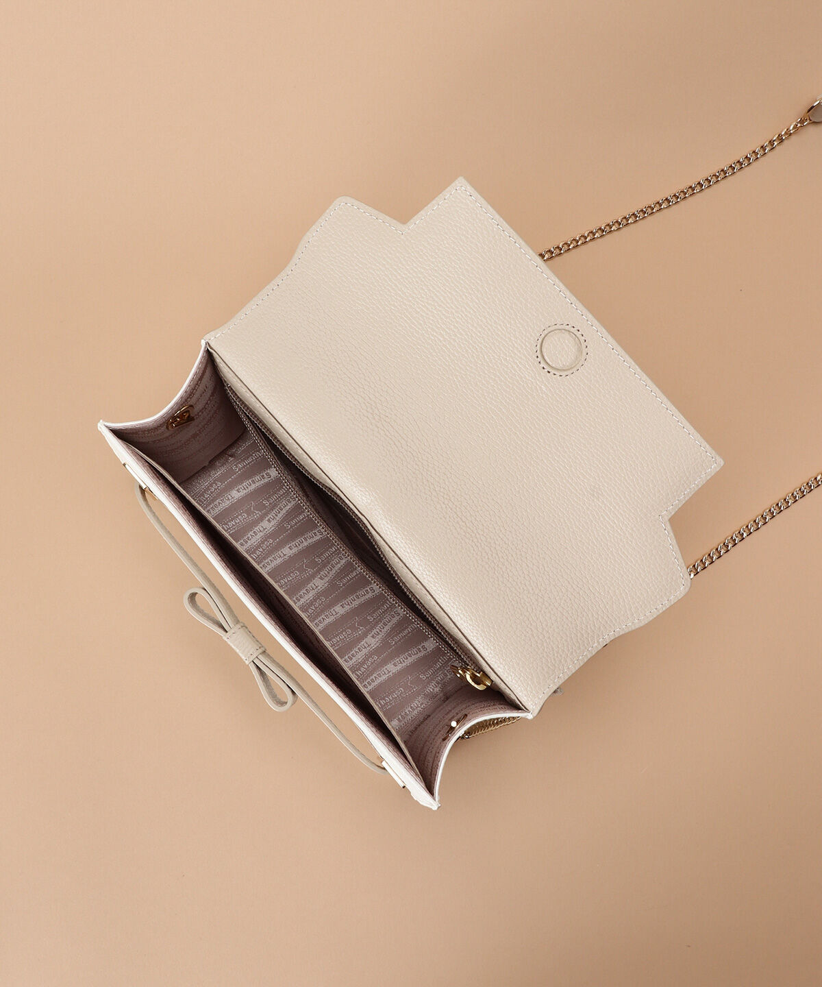 Samantha Thavasa「バイカラーエムシュシュⅡ ショルダーバッグ 大サイズ」|ショルダー・メッセンジャー|