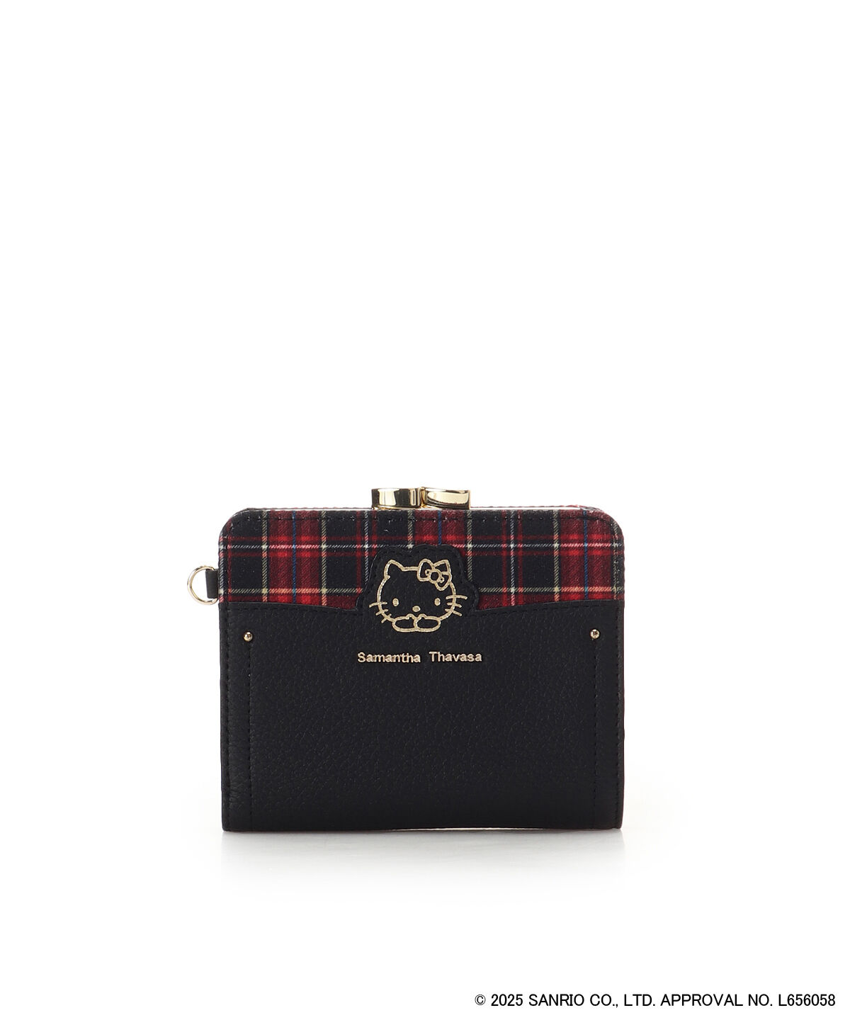 Samantha Thavasa「「ハローキティ」コレクション 口金折財布」|財布|ブラック